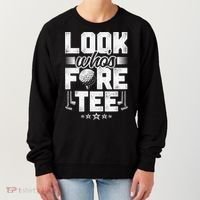 40th Birthday Golfer Golfing 40 Bday Gift For Golf Player Women's Sweatshirt thumb 0