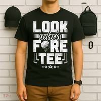 40th Birthday Golfer Golfing 40 Bday Gift For Golf Player T-Shirt thumb 6