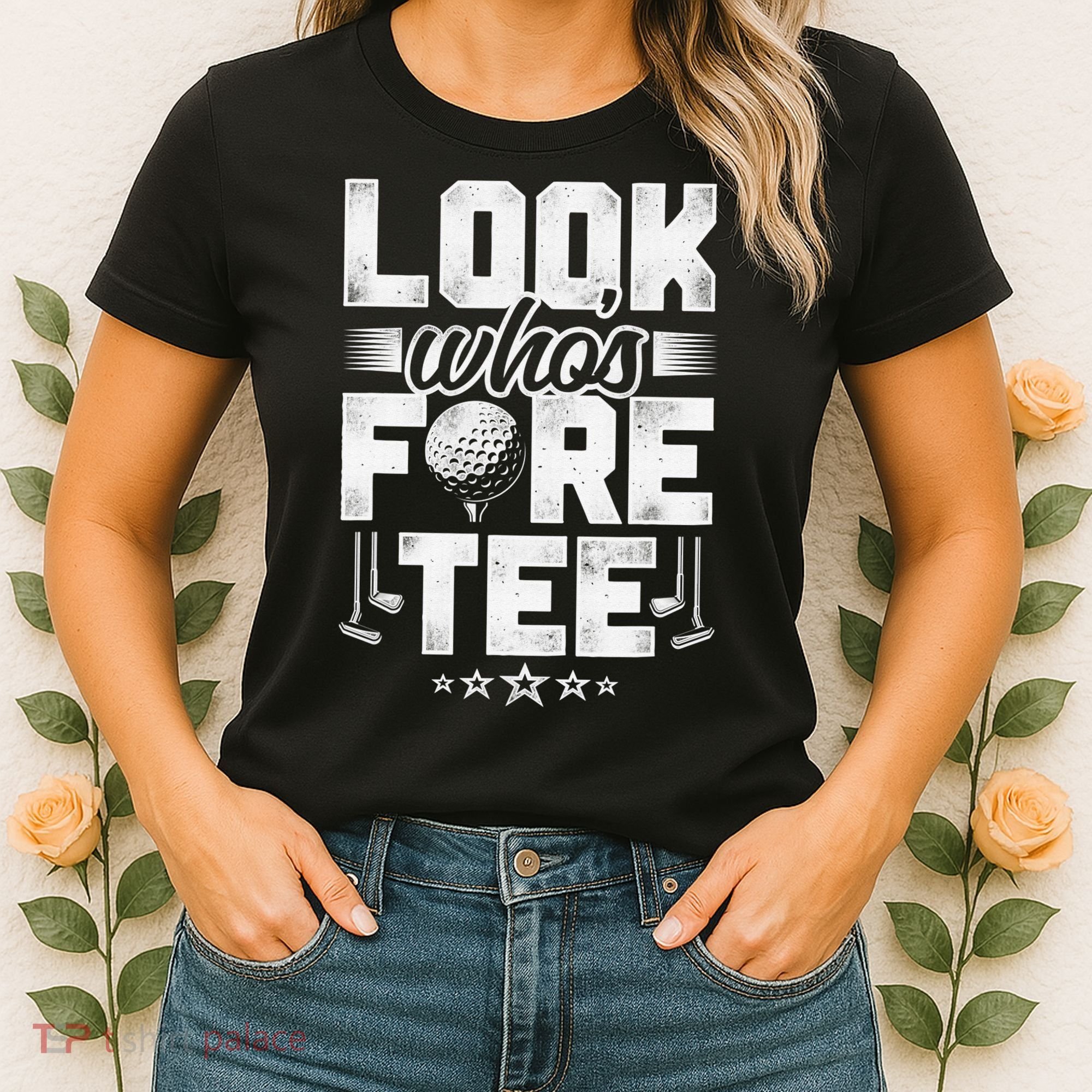 40th Birthday Golfer Golfing 40 Bday Gift For Golf Player Women's T-Shirt