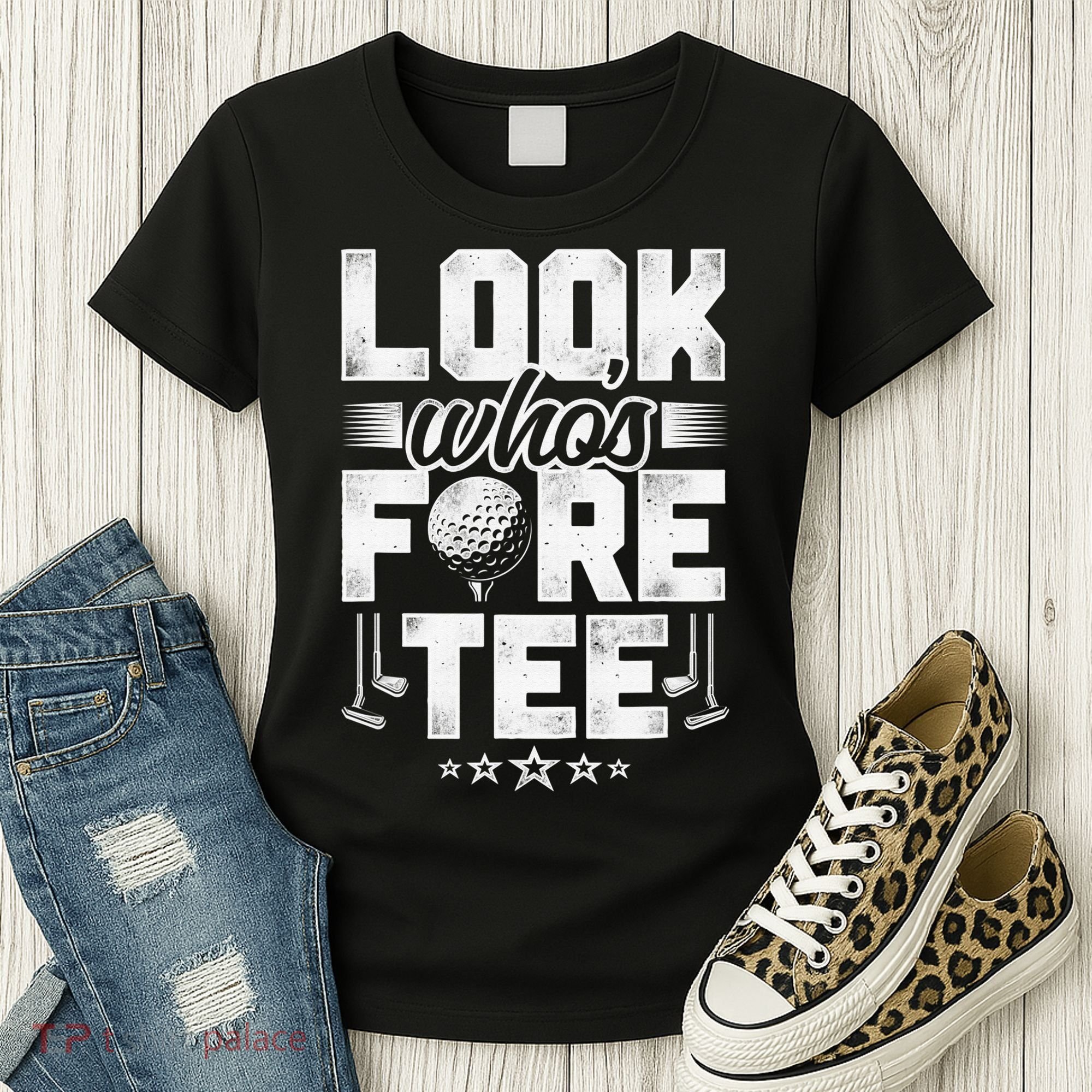 40th Birthday Golfer Golfing 40 Bday Gift For Golf Player Women's T-Shirt