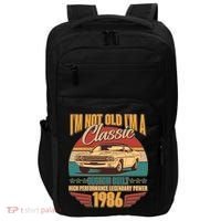 40th Birthday I'm Not Old I'm A Classic Custom Built Car 1986 Impact Tech Backpack thumb 0