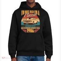 40th Birthday I'm Not Old I'm A Classic Custom Built Car 1986 District V.I.T. Heavyweight Hoodie thumb 0