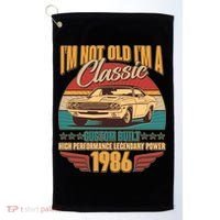 40th Birthday I'm Not Old I'm A Classic Custom Built Car 1986 Golf Towel thumb 0