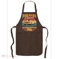 40th Birthday I'm Not Old I'm A Classic Custom Built Car 1986 Apron thumb 0
