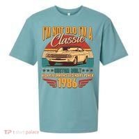 40th Birthday I'm Not Old I'm A Classic Custom Built Car 1986 Sueded Cloud Jersey T-Shirt thumb 0
