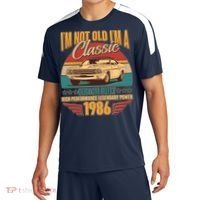40th Birthday I'm Not Old I'm A Classic Custom Built Car 1986 Sport-Tek Competitor United Soccer Jersey thumb 0