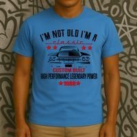 40th Birthday I'm Not Old I'm A Classic 1986 Custom Built High Performance Legendary Power T-Shirt thumb 3
