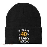 40th Birthday It Took Me 40 Years Good Funny 40 Year Old Beanie thumb 0