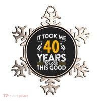 40th Birthday It Took Me 40 Years Good Funny 40 Year Old Ornament thumb 0