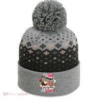 40th Birthday Like A Boss Rodeo Cowboy Funny Cute The Baniff Cuffed Pom Beanie thumb 0