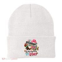 40th Birthday Like A Boss Rodeo Cowboy Funny Cute Beanie thumb 0