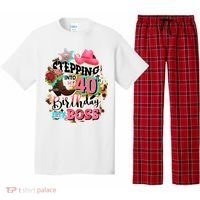 40th Birthday Like A Boss Rodeo Cowboy Funny Cute Pajama Set thumb 0