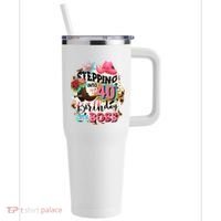 40th Birthday Like A Boss Rodeo Cowboy Funny Cute 40oz Vacuum Insulated Stainless Steel Travel Tumbler thumb 0