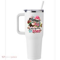 40th Birthday Like A Boss Rodeo Cowboy Funny Cute 40oz Vacuum Insulated Stainless Steel Travel Tumbler thumb 2