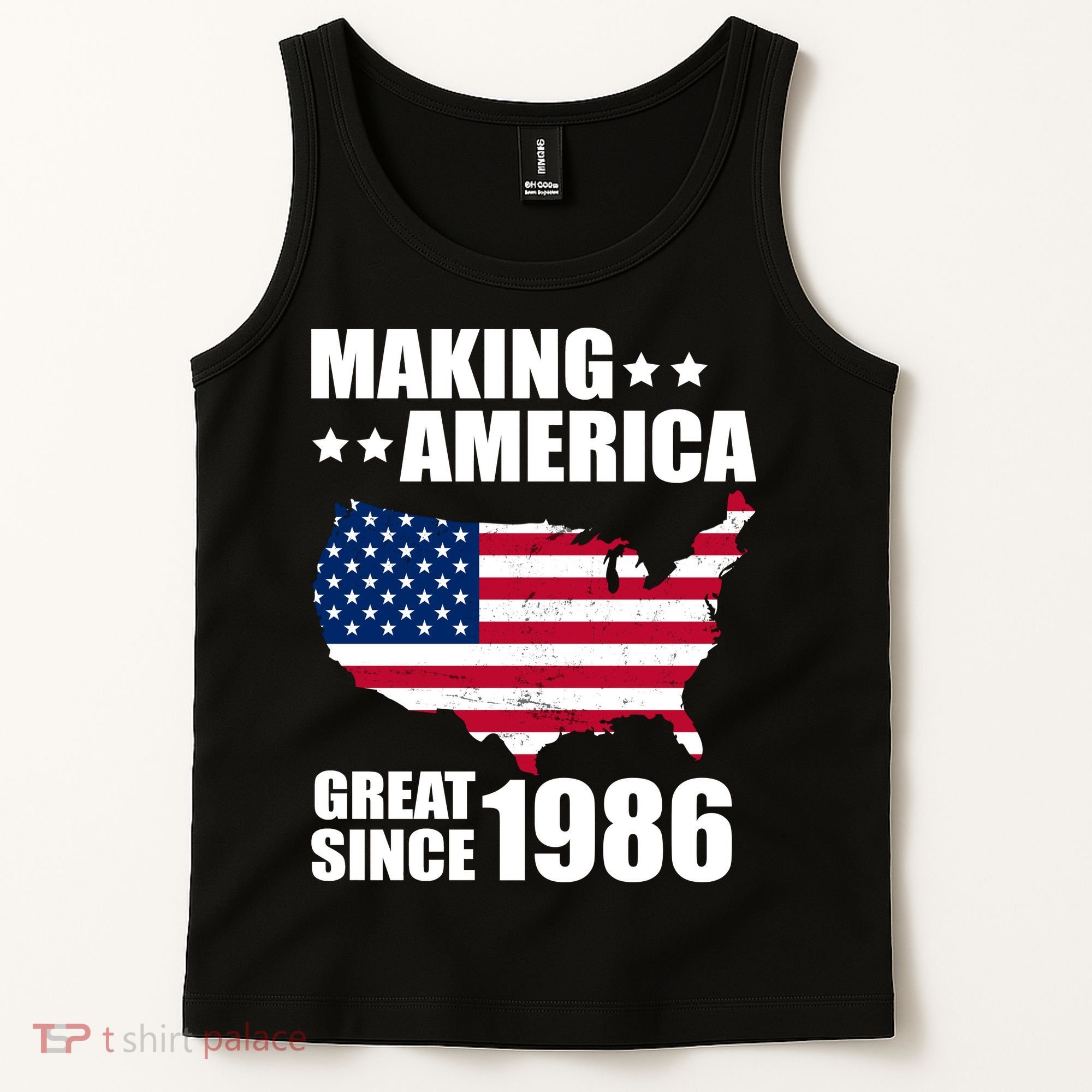 40th Birthday Making American Great Since 1986 Tank Top