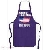 40th Birthday Making American Great Since 1986 Apron thumb 0