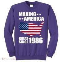 40th Birthday Making American Great Since 1986 Sweatshirt thumb 0