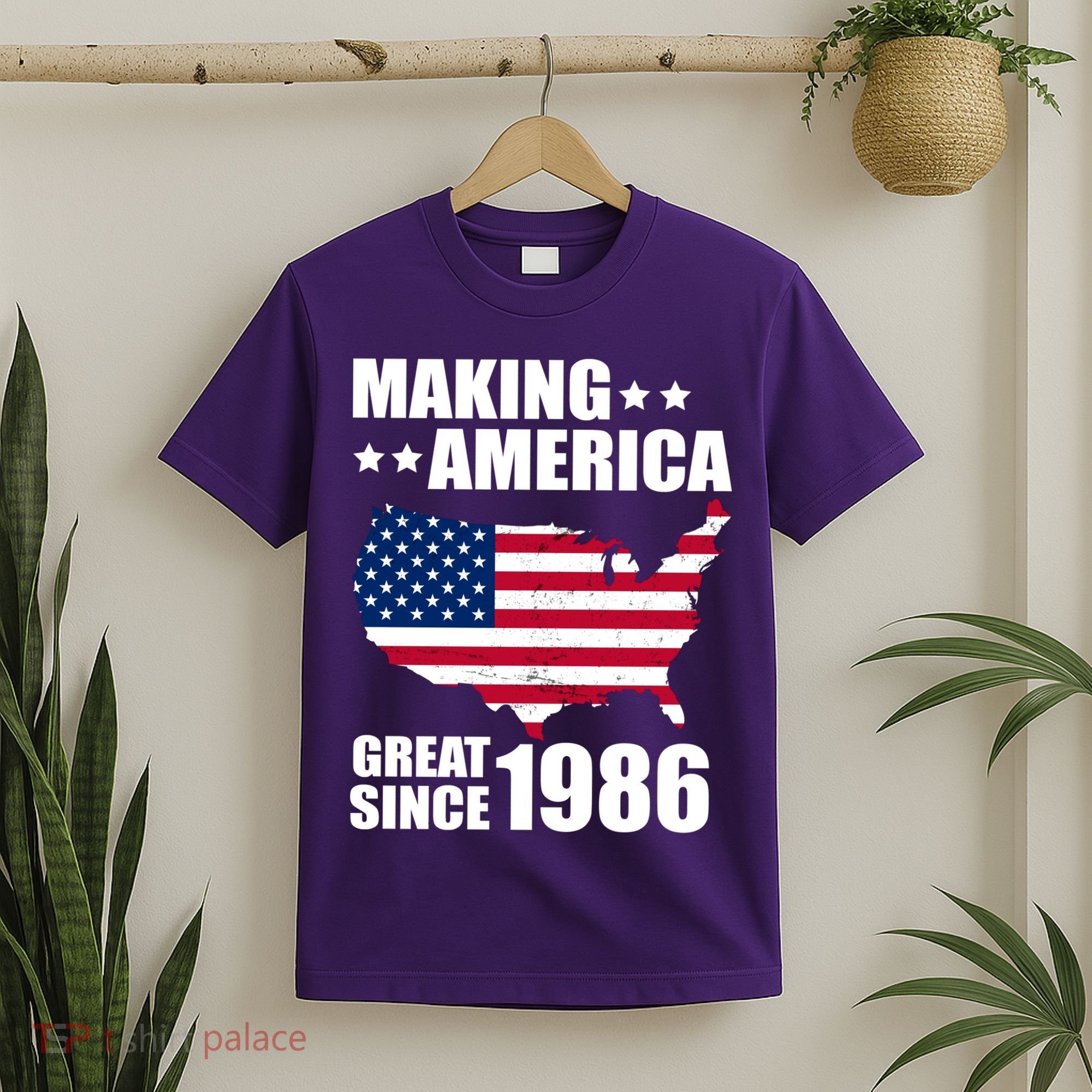40th Birthday Making American Great Since 1986 T-Shirt
