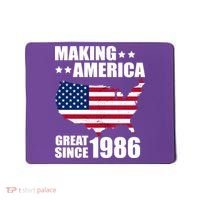 40th Birthday Making American Great Since 1986 Mousepad thumb 0