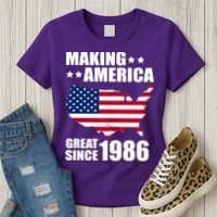 40th Birthday Making American Great Since 1986 Women's T-Shirt thumb 3