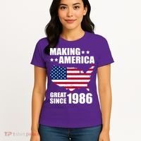 40th Birthday Making American Great Since 1986 Women's T-Shirt thumb 4