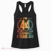 44th Birthday My Warranty Expired 44 Years Old Birthday Women's Tank Top thumb 0