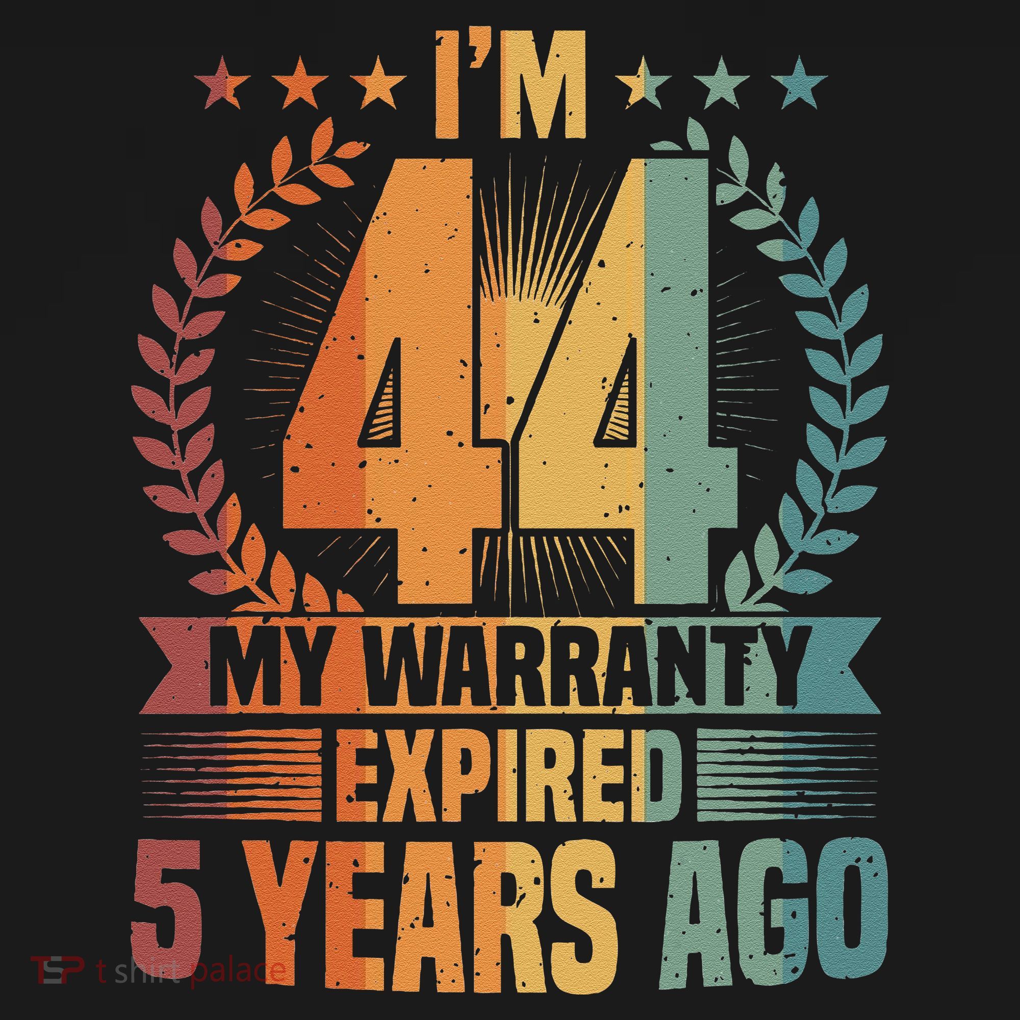 44th Birthday My Warranty Expired 44 Years Old Birthday Women's Tank Top
