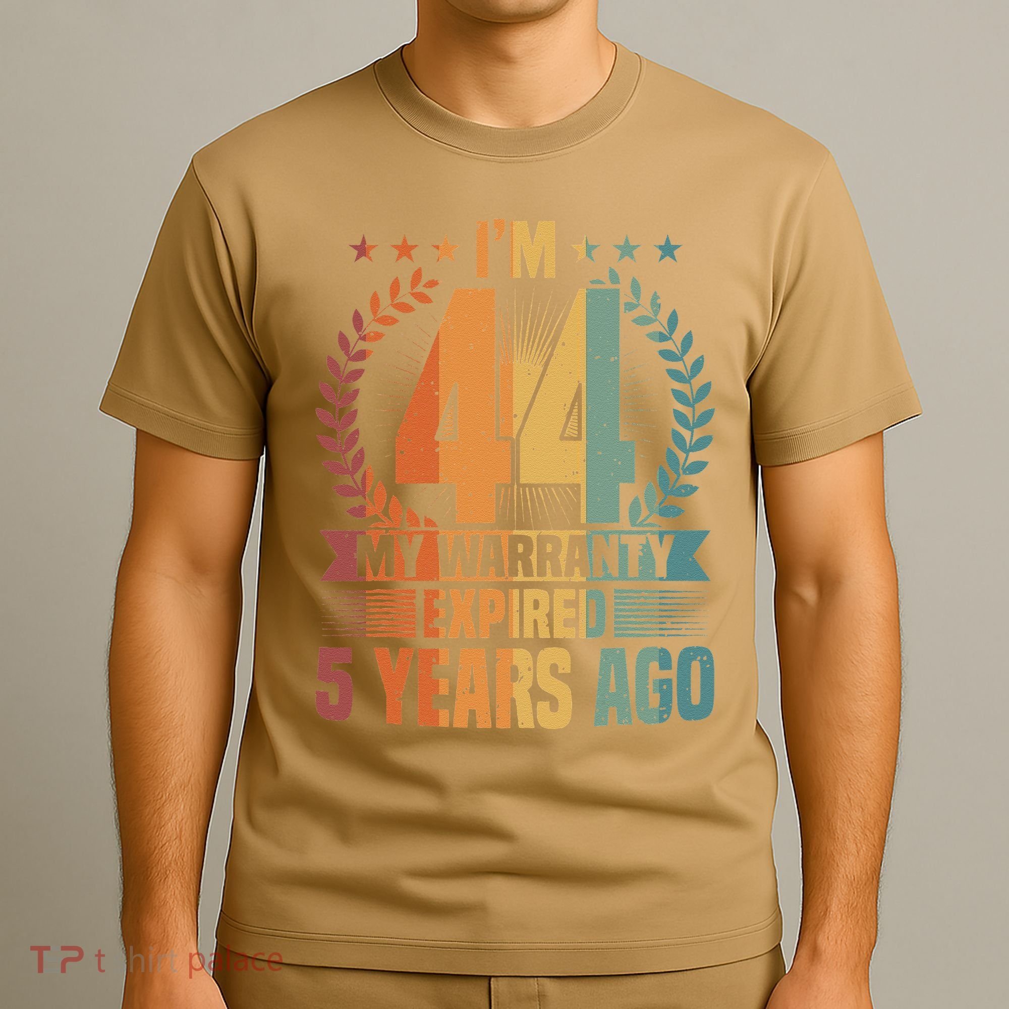 44th Birthday My Warranty Expired 44 Years Old Birthday T-Shirt