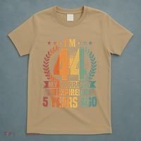 44th Birthday My Warranty Expired 44 Years Old Birthday T-Shirt thumb 5