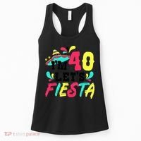 40th Birthday Mexican Party I'm 40 Let's Fiesta Women's Tank Top thumb 0
