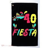 40th Birthday Mexican Party I'm 40 Let's Fiesta Golf Towel thumb 0