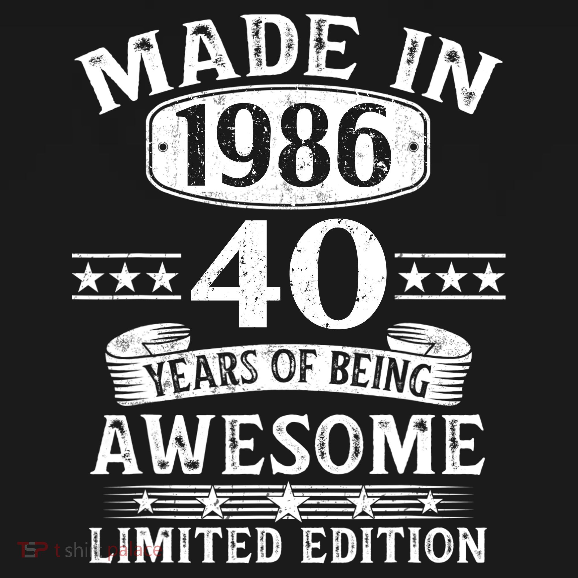 40th Birthday Made In 1986 40 Years Of Being Awesome Limited Edition Women's Hoodie