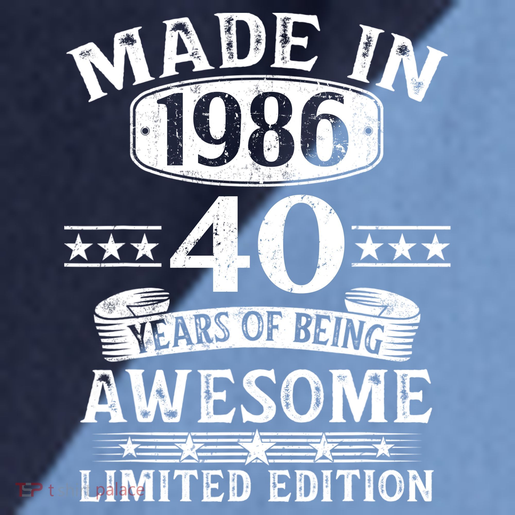 40th Birthday Made In 1986 40 Years Of Being Awesome Limited Edition Raglan Baseball Sleeve Shirt