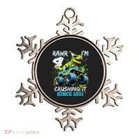4th Birthday Monster Truck Dinosaur Party Boy Rawr Im 4 Gift Ornament thumb 0