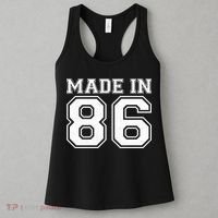 40 Birthday Made In 1986 Sports Jersey Women's Tank Top thumb 3