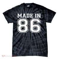 40 Birthday Made In 1986 Sports Jersey Tie-Dye T-Shirt thumb 0