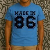 40 Birthday Made In 1986 Sports Jersey T-Shirt thumb 3