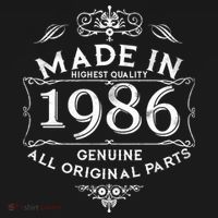 40th Birthday Made In 1986 Highest Quality Genuine All Original Parts Women's Hoodie thumb 2