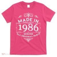 40th Birthday Made In 1986 Highest Quality Genuine All Original Parts T-Shirt thumb 0