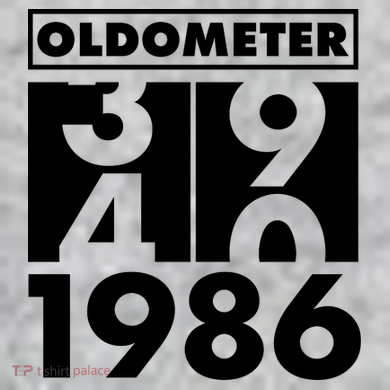 40th Birthday Oldometer 1986 The Baniff Cuffed Pom Beanie
