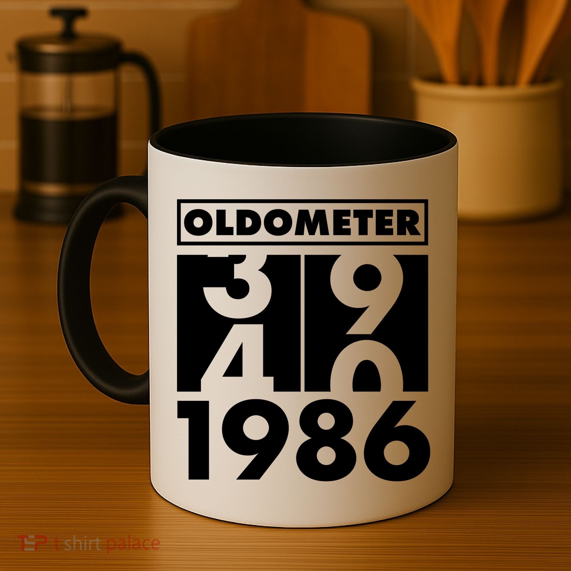 40th Birthday Oldometer 1986 Coffee Mug
