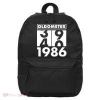 40th Birthday Oldometer 1986 16 in Basic Backpack thumb 0