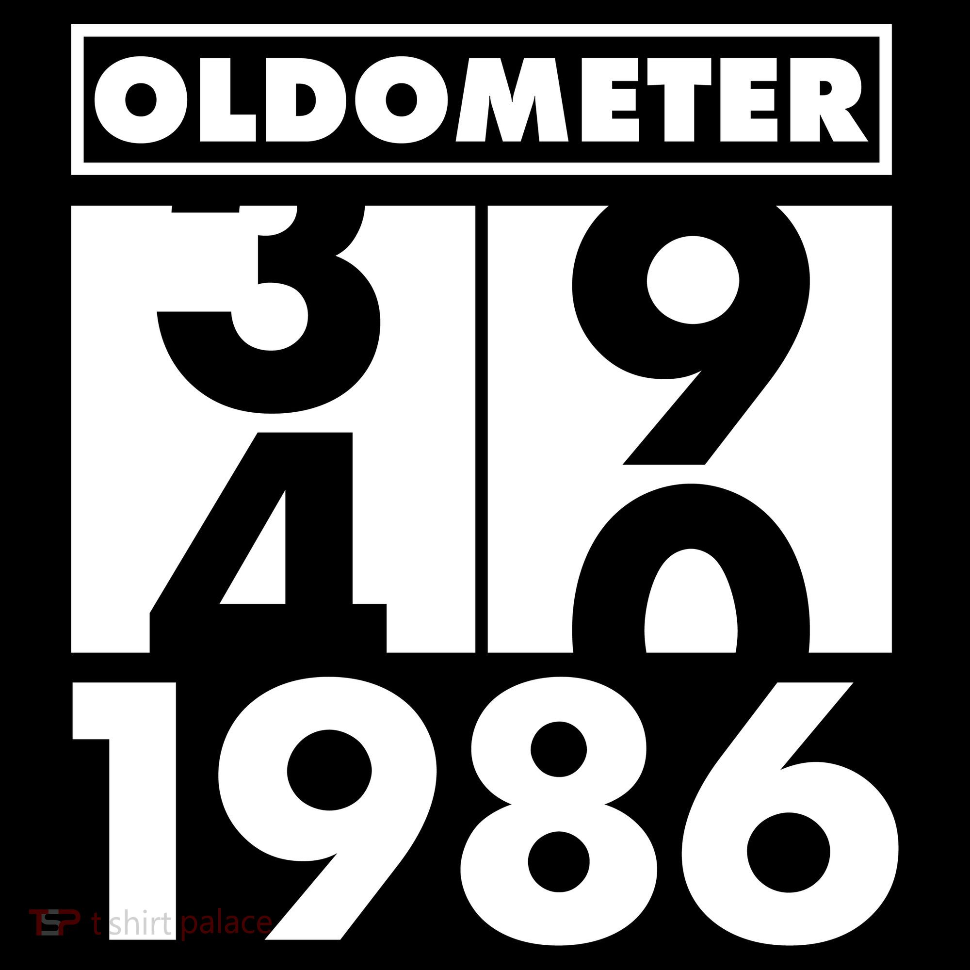 40th Birthday Oldometer 1986 Women's Hoodie