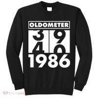 40th Birthday Oldometer 1986 Tall Sweatshirt thumb 0
