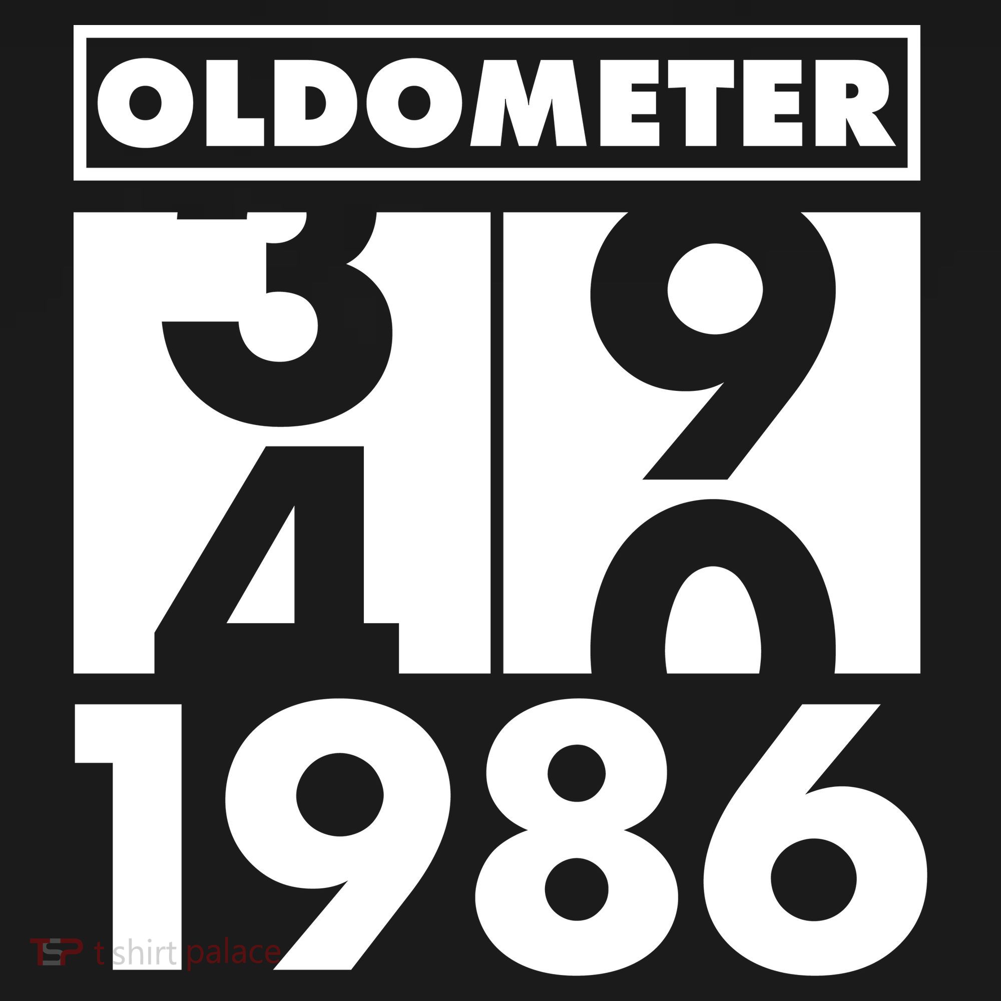 40th Birthday Oldometer 1986 Tie Dye Hoodie