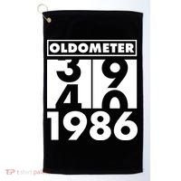 40th Birthday Oldometer 1986 Golf Towel thumb 0