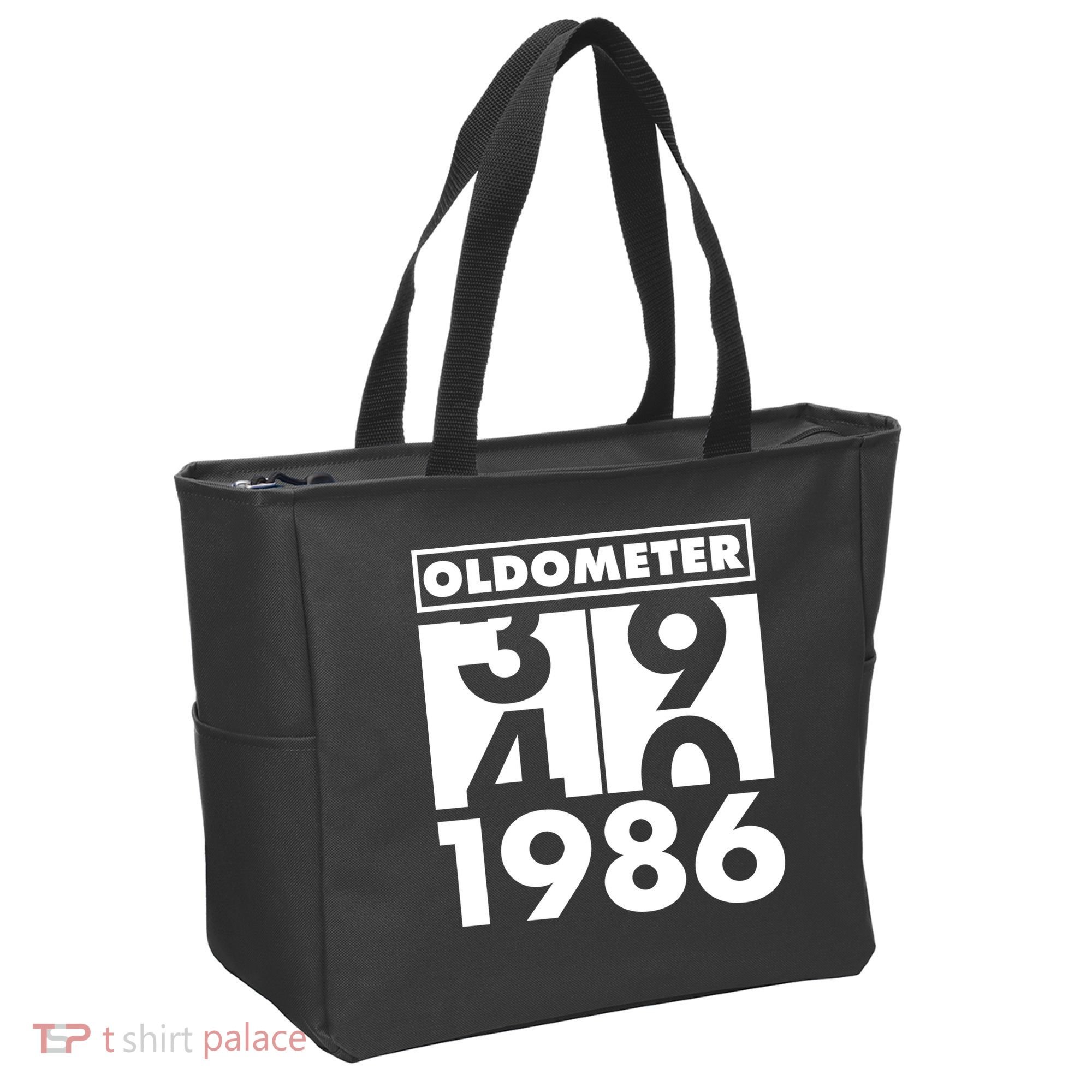 40th Birthday Oldometer 1986 Tote Bag