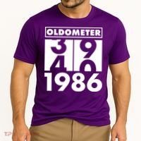 40th Birthday Oldometer 1986 Cooling Performance Crew T-Shirt thumb 2