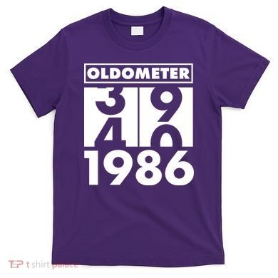 40th Birthday Oldometer 1986 T-Shirt