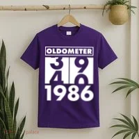 40th Birthday Oldometer 1986 T-Shirt thumb 2